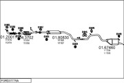 FORD37779A015443 Výfukový systém MTS