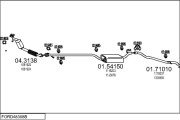 FORD48308B132343 Výfukový systém MTS