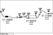 FORD51708A005793 Výfukový systém MTS