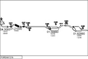 FORD56727A132339 Výfukový systém MTS