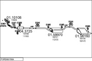 FORD68799A009640 Výfukový systém MTS