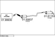 FORD72189A028239 Výfukový systém MTS