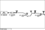 FORD75029A005137 Výfukový systém MTS