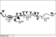 FORD76719A004717 Výfukový systém MTS