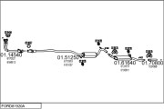FORD81920A006084 Výfukový systém MTS