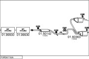 FORD87750A015445 Výfukový systém MTS