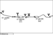 FORD92910A009187 Výfukový systém MTS