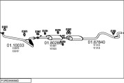 FORD99698D016304 Výfukový systém MTS