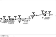 HOND41910A014145 Výfukový systém MTS