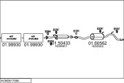 HOND61709A011415 Výfukový systém MTS