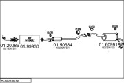 HOND93878A034931 Výfukový systém MTS
