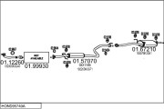 HOND95740A004278 Výfukový systém MTS