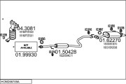 HOND98709A007816 Výfukový systém MTS