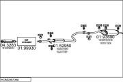 HOND99709A005199 Výfukový systém MTS