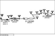 HYUN16910A004562 Výfukový systém MTS