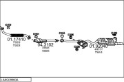 LANC09900A002706 Výfukový systém MTS