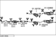 LANC12900A005562 Výfukový systém MTS