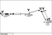 LANC23900A007638 Výfukový systém MTS