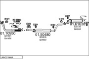 LANC31900A002668 Výfukový systém MTS