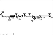 LANC41740A002697 Výfukový systém MTS