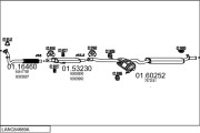 LANC84689A002692 Výfukový systém MTS