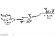 LAND29689A004086 Výfukový systém MTS