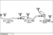 LAND66388A005337 Výfukový systém MTS
