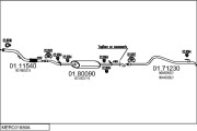MERC01880A014976 Výfukový systém MTS