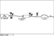 MERC11558E057315 Výfukový systém MTS