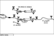 MERC15890A014976 Výfukový systém MTS