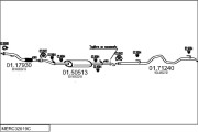 MERC32019C014985 Výfukový systém MTS