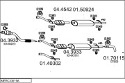 MERC33019A014985 Výfukový systém MTS