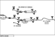 MERC33688B014986 Výfukový systém MTS
