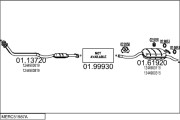 MERC51987A000801 Výfukový systém MTS