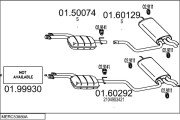 MERC53880A007840 Výfukový systém MTS