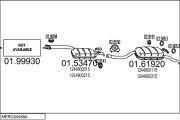 MERC64488A000453 Výfukový systém MTS