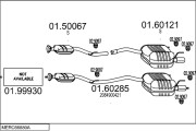 MERC66880A009340 Výfukový systém MTS