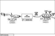 MERC68488A015104 Výfukový systém MTS