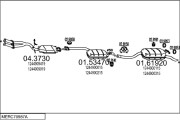 MERC70987A000435 Výfukový systém MTS