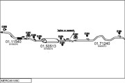 MERC85109C014980 Výfukový systém MTS