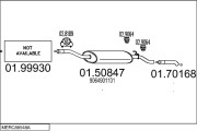 MERC88548A057308 Výfukový systém MTS