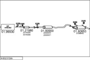 NISS23720A017682 Výfukový systém MTS