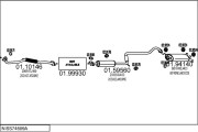 NISS74609A013739 Výfukový systém MTS