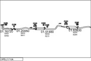 OPEL21710A015084 Výfukový systém MTS