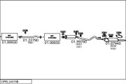 OPEL24579B007175 Výfukový systém MTS