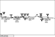 OPEL26700A000965 Výfukový systém MTS
