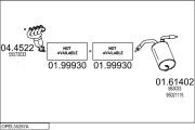 OPEL35297A055119 Výfukový systém MTS