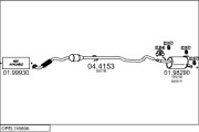 OPEL74569A016842 Výfukový systém MTS