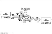 OPEL79747A015808 Výfukový systém MTS