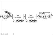 PEUG40509A018994 Výfukový systém MTS